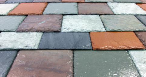 Vermont Slate Colors Mixed