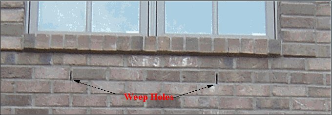 weep holes in brick wall 2