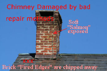 chimney needing repair