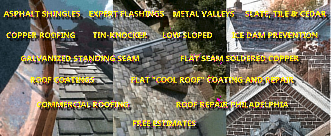 Roofing Links for the types of roofing we service in the Philadelphia area.