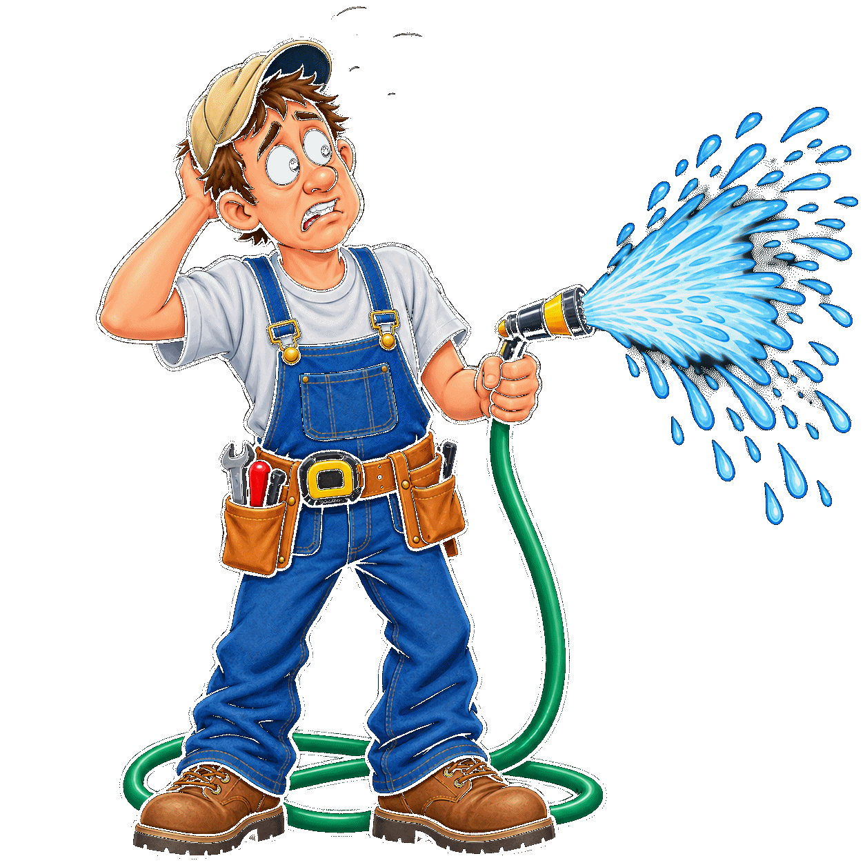 Inexperienced Contractor Water Hose Testing